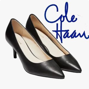 Cole Haan Grand OS Leather Women's Black PUMPS Size 9B W05650